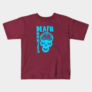 Blue Death Dummies Skull Kids T-Shirt